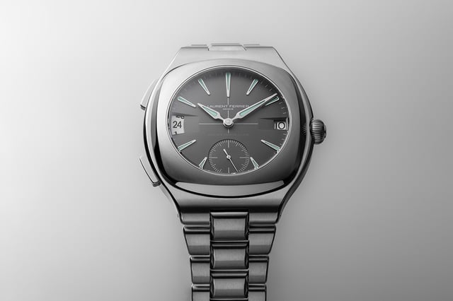 Laurent Ferrier: Sport Traveller Slate Grey 42mm, title