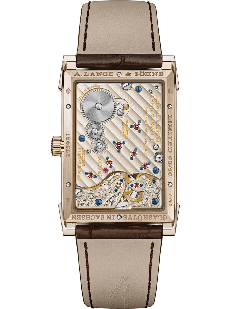 A. Lange & Soehne Cabaret Tourbillon Honeygold, case back