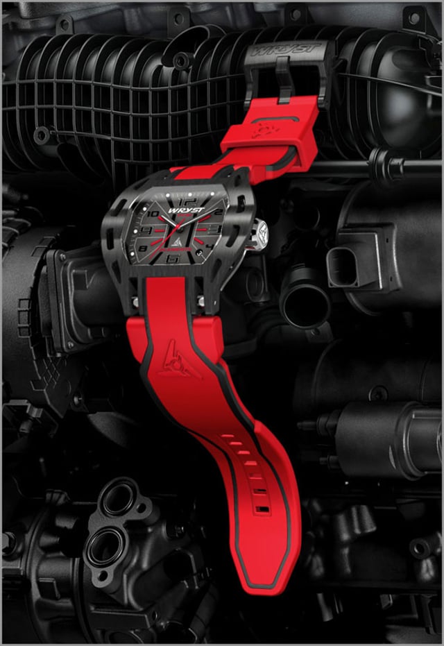 Wryst Elements watch - red