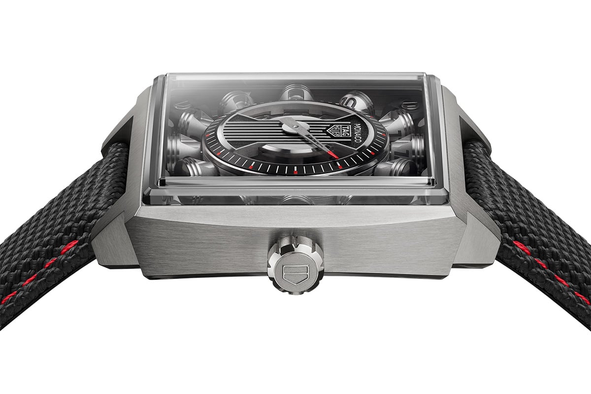 TAG Heuer Monaco Speed 12, ref. WBW2180.FT8133, profile