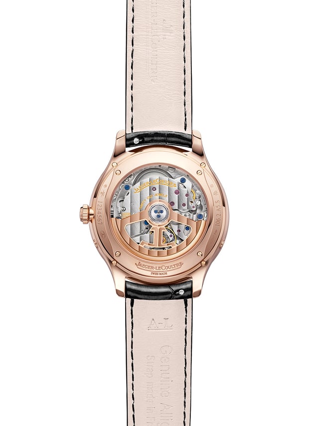 Jaeger-LeCoultre Master Ultra Thin Moon Pink Gold: case back