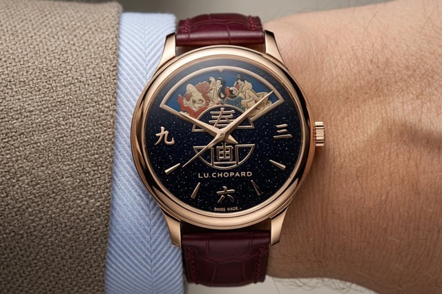 Chopard L.U.C Essence of Shunga: dial
