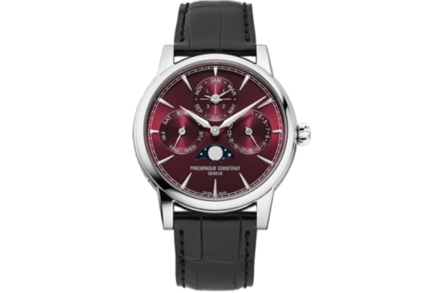 Frederique Constant Classic Perpetual Calendar Manufacture Burgundy LE: Front