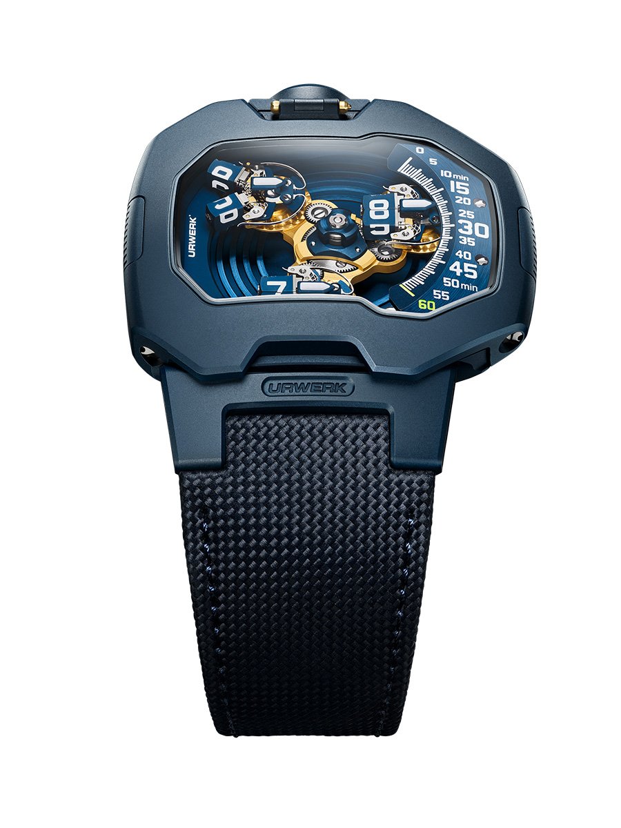 Urwerk UR-120 Blue Planet: Front