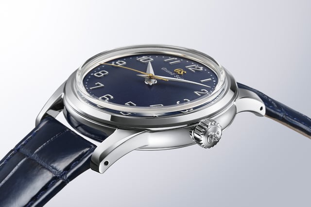 Grand Seiko Elegance Collection SBGW325 'Arabic Blue': side